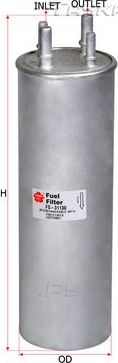 Топливный фильтр Sakura. Артикул FS-31130