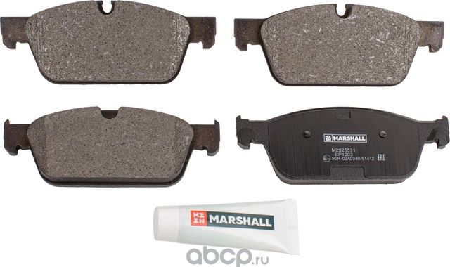 Колодки тормозные дисковые передние (Marshall). Артикул M2625531