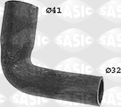 Патрубок радиатора (системы охлаждения) Sasic. Артикул SWH4211