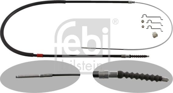 Трос ручника (тросик ручного тормоза) Febi Bilstein. Артикул 36673