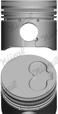 Поршневая група Nural для Audi 80 V (B4) 1991-1994. Артикул 87-990100-10