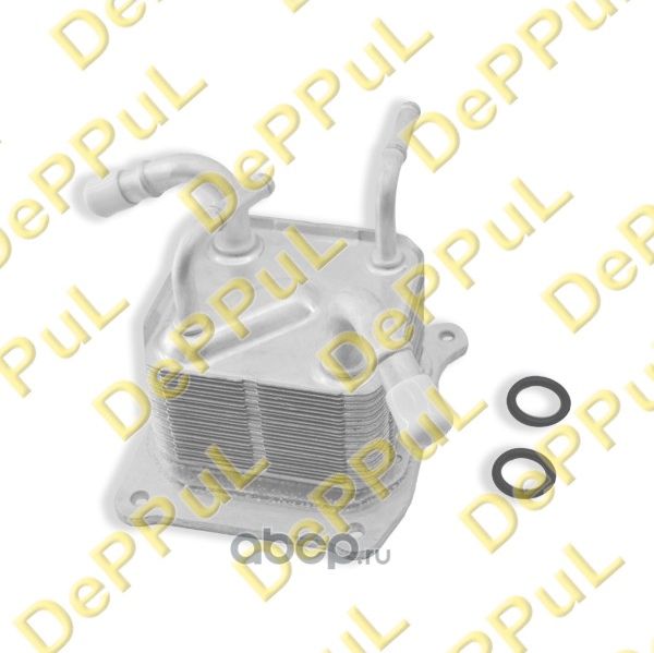 РАДИАТОР (МАСЛООХЛАДИТЕЛЬ) КПП NISSAN JUKE (F15) (10), QASHQAI (J10E) (06-13), T (Deppul). Артикул DEA216063J