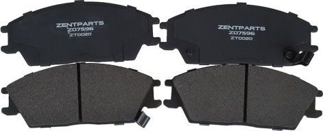 Тормозные колодки Zentparts. Артикул Z07596