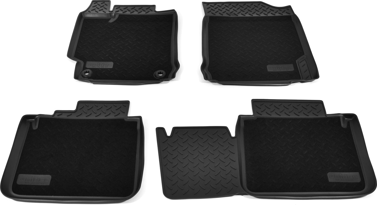 Коврики комбинированные 3D Норпласт для салона Toyota Camry 50, 55 (V50, V55, XV50, XV55) 2011-2014. Артикул NPL-Po-88-07-CM