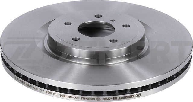 Тормозной диск Zekkert передний для Infiniti FX II (S51) 2008-2013. Артикул BS-5728