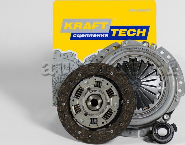 Сцепление (комплект) KraftTech 3P Kit для Peugeot 406 I 1995-2004. Артикул W07200D