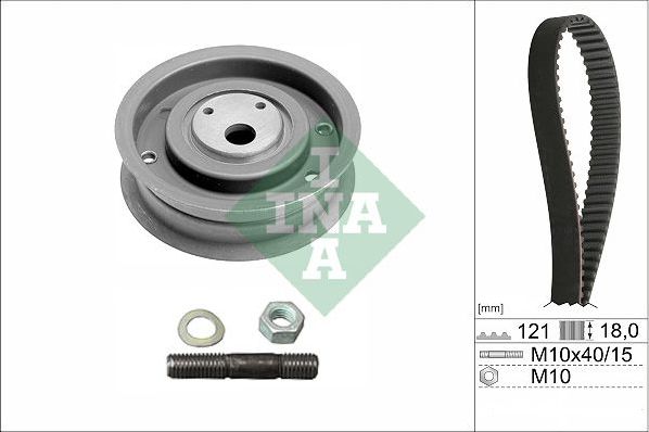 Ремень ГРМ с роликами (комплект) Ina для SEAT Ibiza II 1993-2002. Артикул 530 0162 10