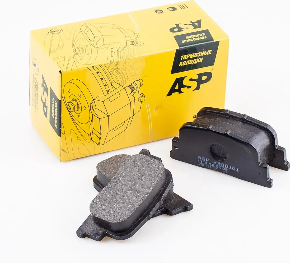 Колодки тормозные дисковые (ASP). Артикул K300101