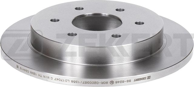 Тормозной диск Zekkert. Артикул BS-6246