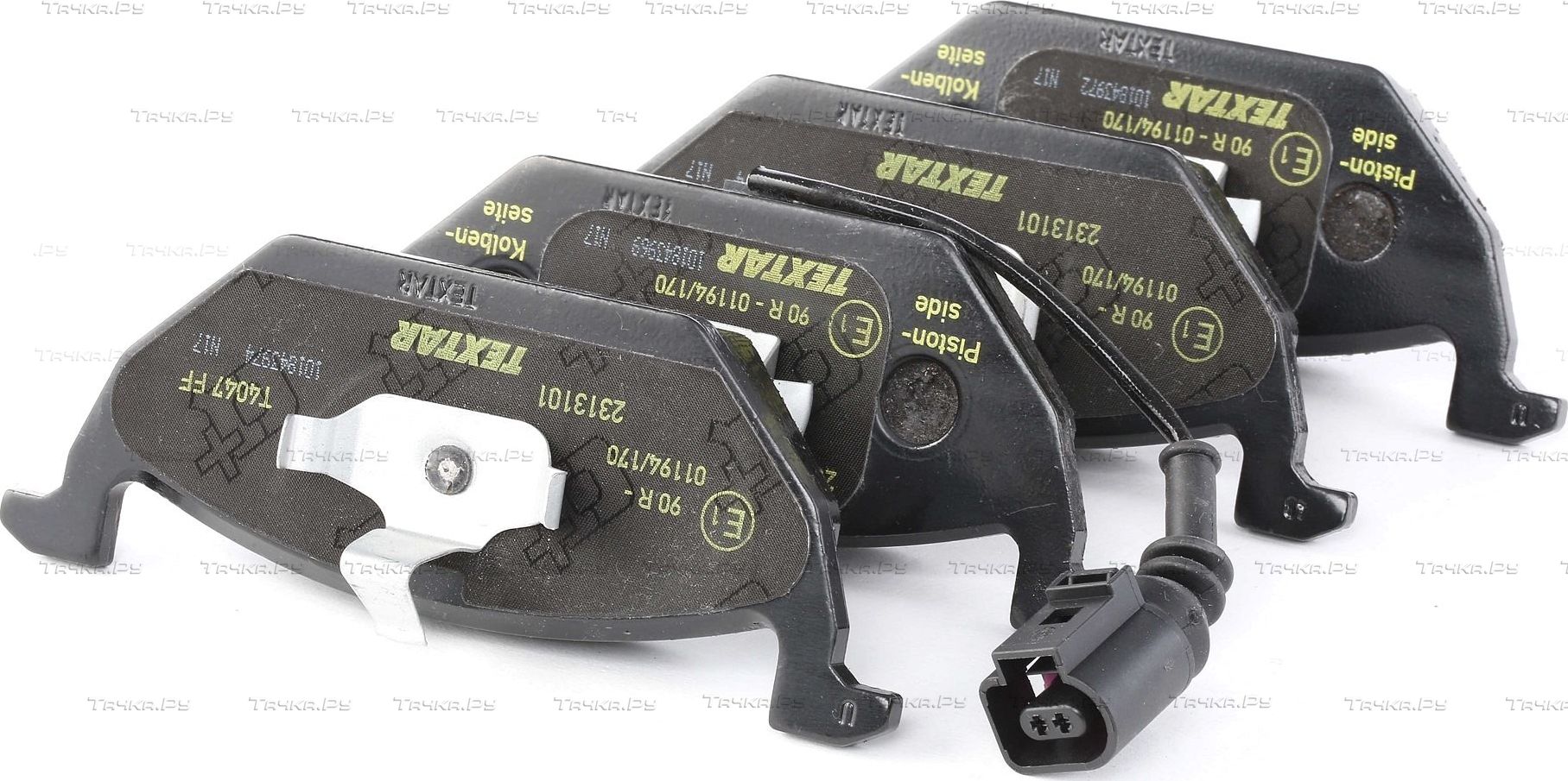 Тормозные колодки Textar Q+ передние для Volkswagen Bora 1999-2013. Артикул 2313101