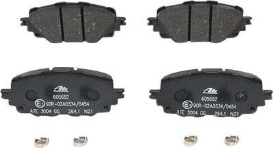 Тормозные колодки ATE для Mazda MX-5 IV (ND) 2015-2026. Артикул 13.0460-5682.2