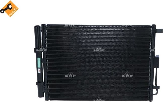 Радиатор кондиционера (конденсатор) NRF EASY FIT. Артикул 350432