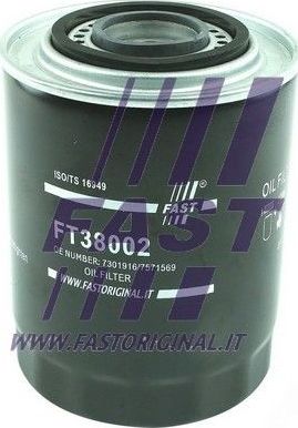 Масляный фильтр Fast. Артикул FT38002
