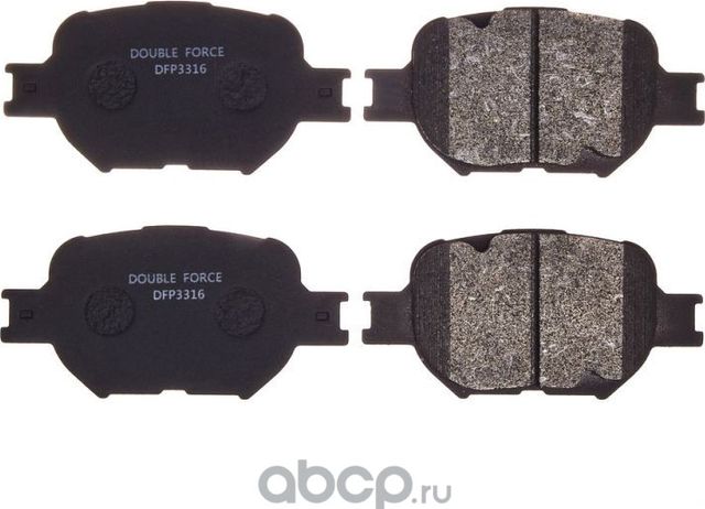 Колодки тормозные дисковые Double Force Double Force. Артикул DFP3316