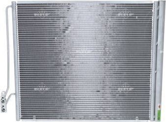 Радиатор кондиционера (конденсатор) NRF (алюминий). Артикул 350350
