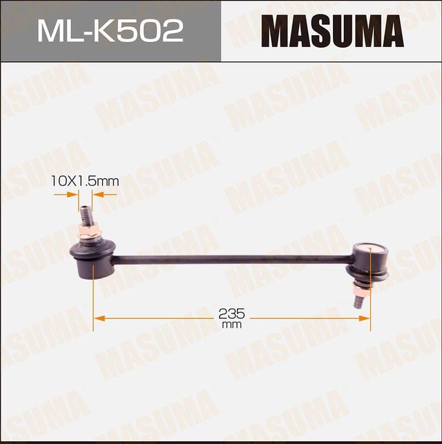 Стойка (тяга) стабилизатора Masuma передняя правая/левая для Chevrolet Spark III 2010-2016. Артикул ML-K502