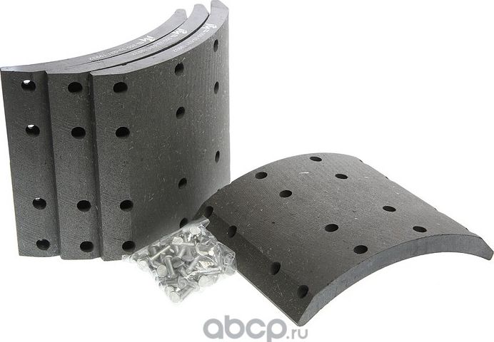 Накладка тормозной колодки SCANIA 3,4 series стандарт (413х203мм) (4шт.) MEGAPOW (Megapower). Артикул 35033031