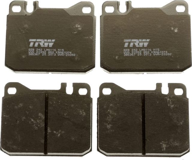 Тормозные колодки TRW COTEC передние для Mercedes-Benz W123 1976-1985. Артикул GDB242