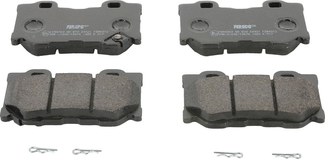 Тормозные колодки Ferodo Premier Eco Friction. Артикул FDB4312