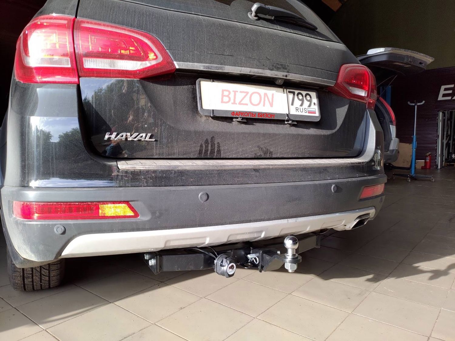 Фаркоп Bizon для Haval H6 2014-2020. Быстросъемный крюк. Артикул FA 0240-E