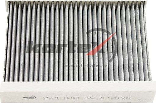 Фильтр салонный (угольный) (Kortex). Артикул KC0110S