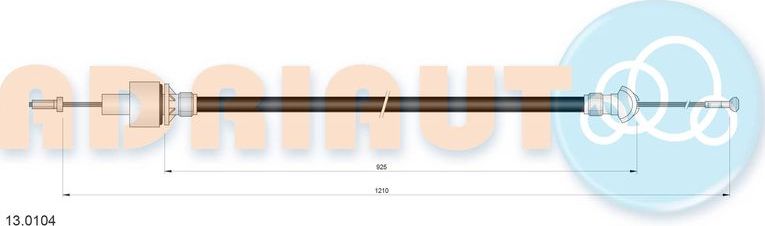 Трос сцепления Adriauto. Артикул 13.0104