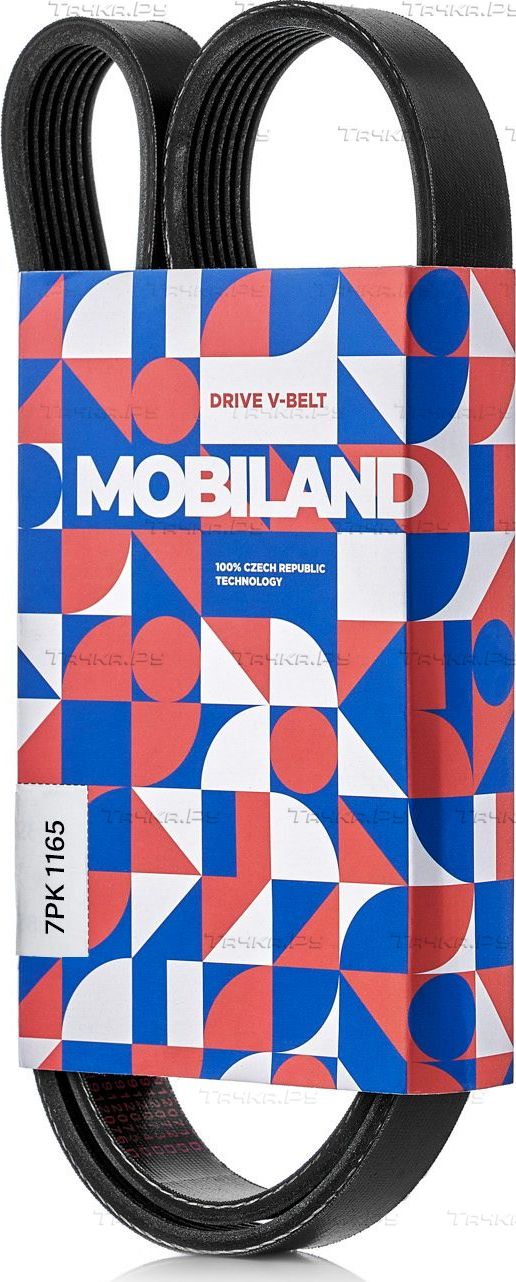 Приводной ремень поликлиновой Mobiland (EPDM (Этилен-пропиленовый каучук)). Артикул 501271165