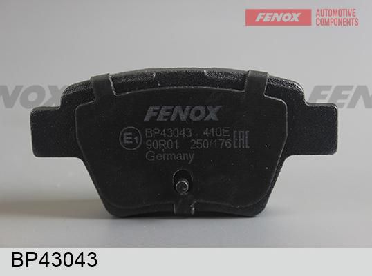 Тормозные колодки Fenox. Артикул BP43043