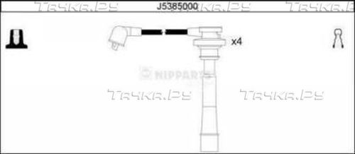 Высоковольтные провода (провода зажигания) (комплект) Nipparts. Артикул J5385000