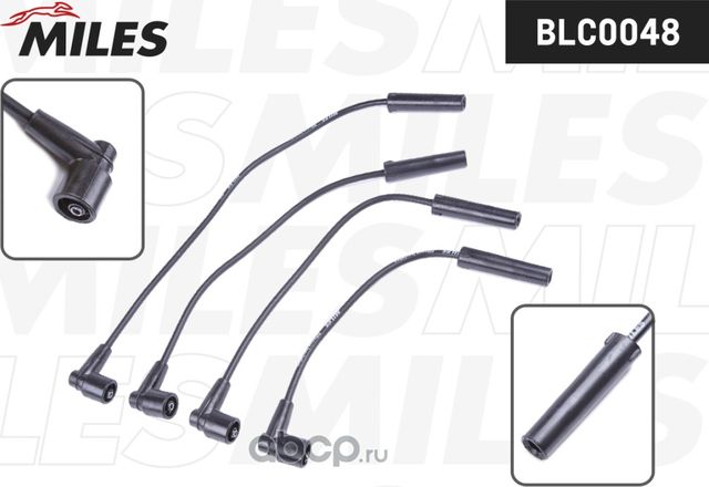 Провода в/в ваз 2107 инжектор силиконовые (Miles). Артикул blc0048