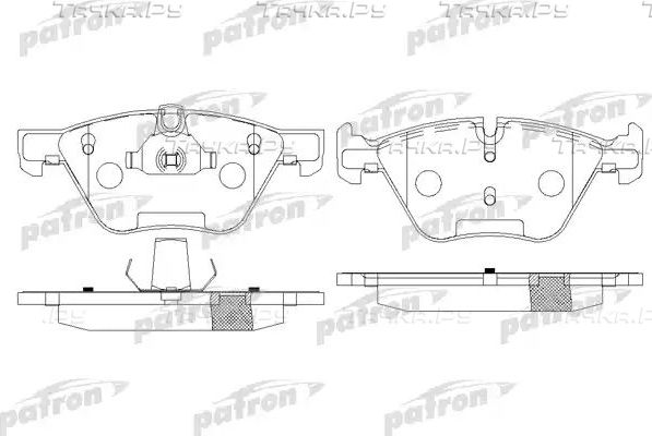 Тормозные колодки Patron передние для BMW Z4 II (E89) 2009-2016. Артикул PBP1773