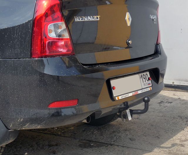 Фаркоп AvtoS для Renault Logan седан 2005-2014. Артикул RN 12