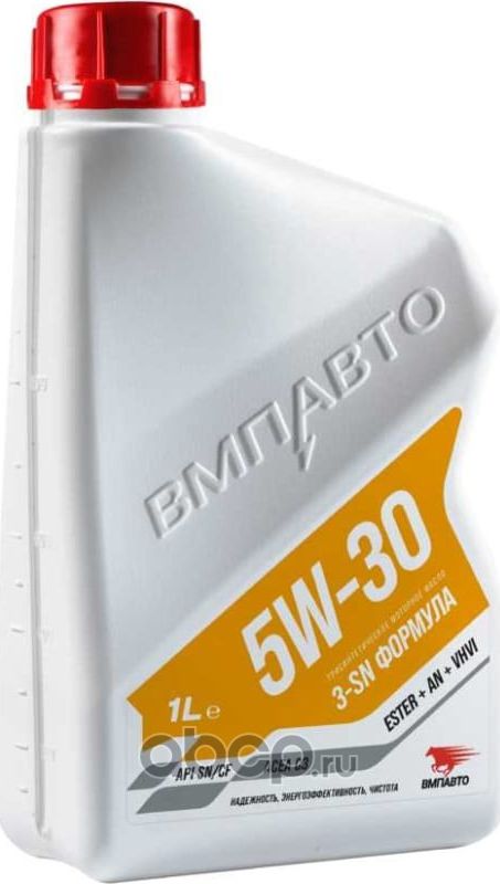 Масло моторное ВМПАВТО 3-SN 5w30 (С3, SN/CF), канистра 1л. (Vmpauto) Vmpauto. Артикул 9218