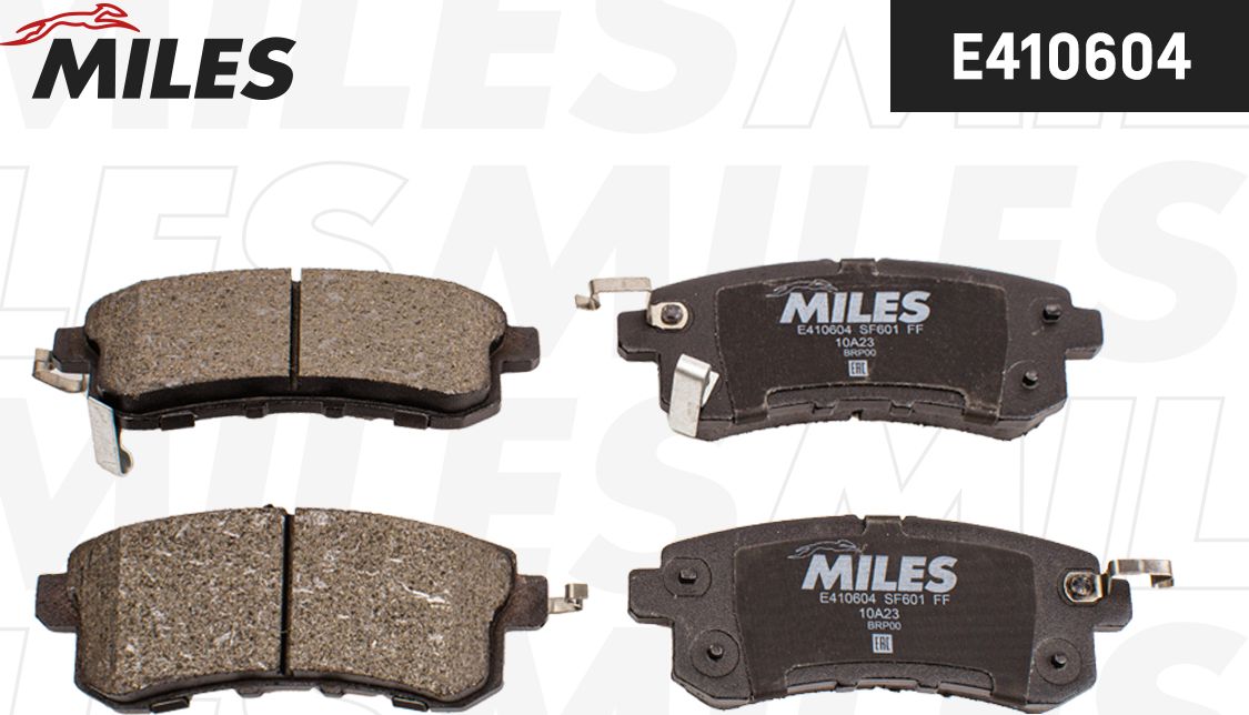 Тормозные колодки Miles (Low-Metallic). Артикул E410604