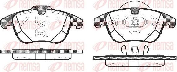 Тормозные колодки Remsa. Артикул 1482.00