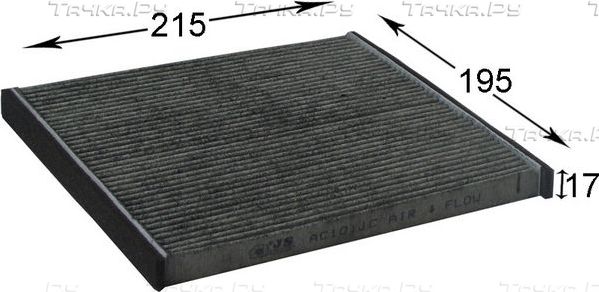 Салонный фильтр JS Asakashi для Toyota Corolla E120, E130 2001-2008. Артикул AC101JC