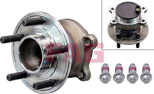 Ступичный подшипник (комплект) Fag задний для Ford Transit Connect II 2013-2026. Артикул 713 6791 80