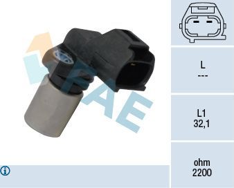 Датчик положения коленвала FAE для Toyota HiAce H100 2001-2009. Артикул 79313