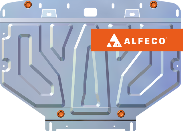 Защита алюминиевая Alfeco для картера Audi A6 C5 1997-2005. Артикул ALF.26.08 AL4