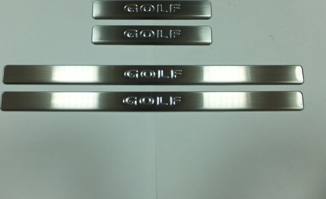 Накладки Omsa Line на дверные пороги для Volkswagen Golf VI 2009-2012 (4 шт.). Артикул 7518091