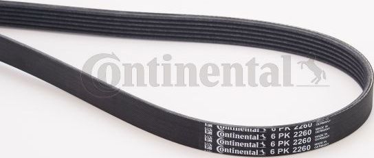 Приводной ремень поликлиновой ContiTech. Артикул 6PK2260