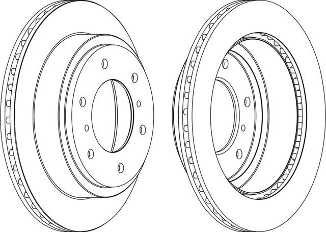 Тормозной диск Ferodo Premier задний для Mitsubishi Pajero IV 2006-2026. Артикул DDF1385C