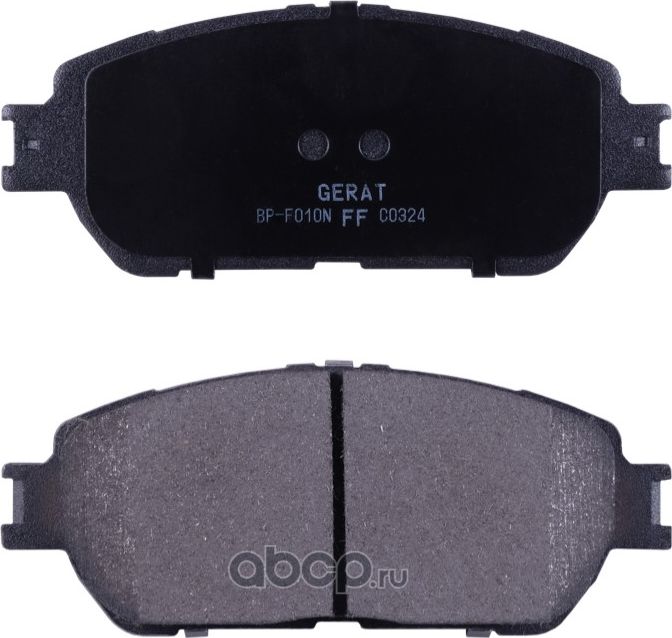 Тормозные колодки Gerat BP-F010N (передние) Normal Gerat. Артикул BPF010N