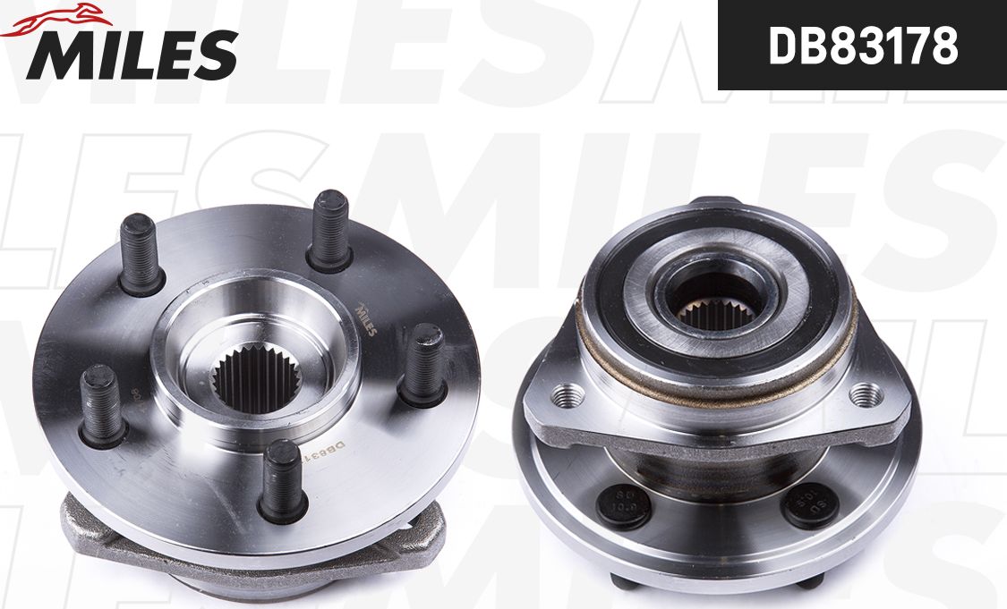 Ступица колеса с интегрированным подшипником Miles. Артикул DB83178