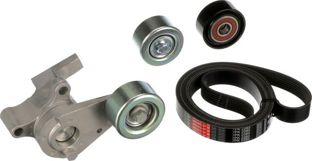 Приводной ремень поликлиновой с роликами (комплект) Gates Micro-V® для Toyota Land Cruiser Prado 150 2009-2026. Артикул K047PK2285