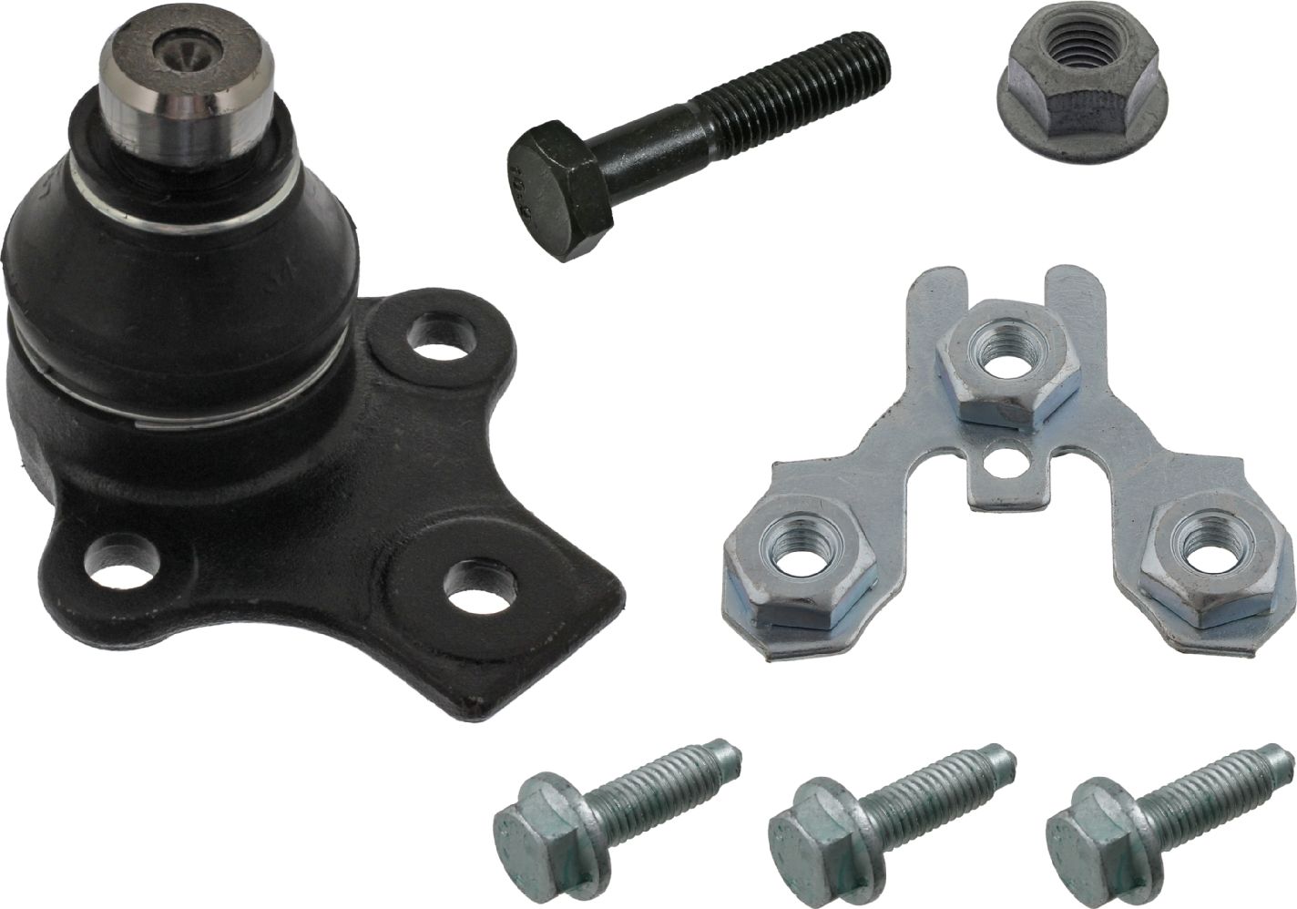 Шаровая опора Febi Bilstein ProKit передняя правая/левая нижняя для Volkswagen Caddy II 1995-2004. Артикул 39810