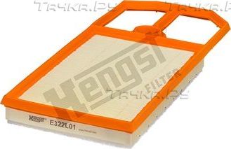 Воздушный фильтр Hengst для SEAT Inca I 2000-2003. Артикул E322L01