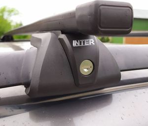 Багажник на рейлинги INTER Titan для Citroen C3 II хэтчбек 5-дв. 2009-2016 (Прямоугольные дуги) (с замком). Артикул 5522-1002