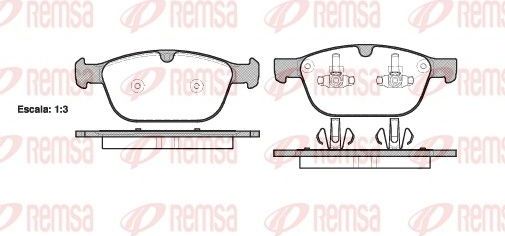 Тормозные колодки Remsa. Артикул 1397.00