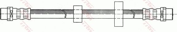 Тормозной шланг TRW передний правый/левый для Volkswagen Transporter T4 1990-2003. Артикул PHA314